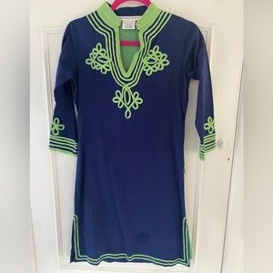 Embroidered beach cover up